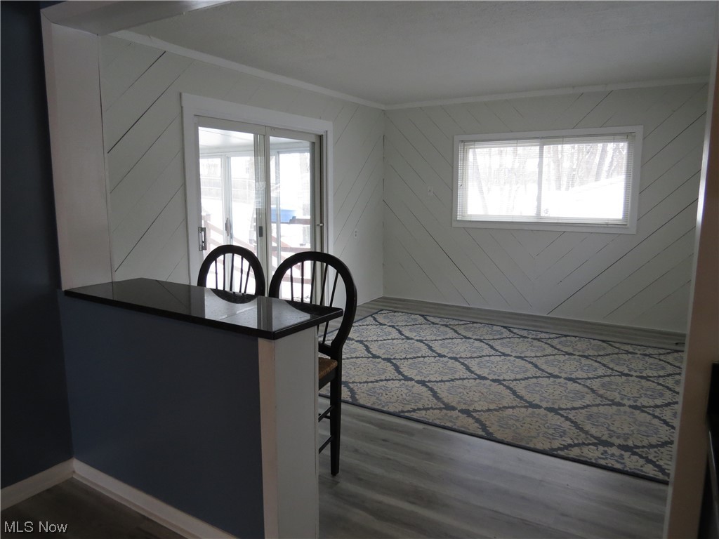 641 Schocalog Road Akron, OH 44320 - Photo 17 of 33 featuring sliding glass doors and vinyl flooring