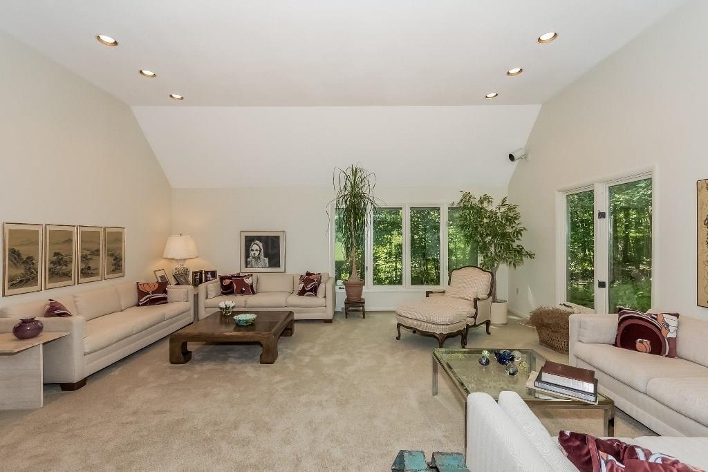 23 Grove Hill Road Woodbridge, CT 06525 - Photo 1 of 1 Dramatic Living Room with vaulted ceiling