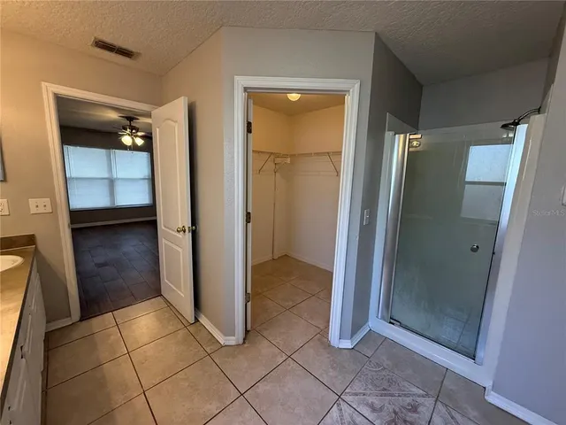 a view of bathroom with shower