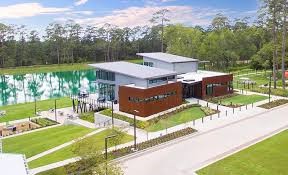 253 Trillium Park Loop Conroe, TX 77304 - Photo 33 of 37 an aerial view of a house with garden space and street view