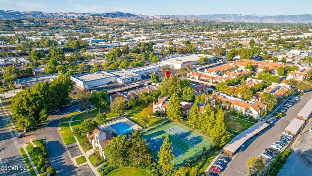 1718 Sinaloa Road, Unit 219 Simi Valley, CA 93065 - Photo 26 of 41 an aerial view of residential houses with outdoor space
