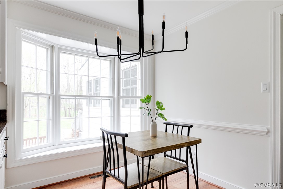 2910 East Brigstock Road Midlothian, VA 23113 - Photo 28 of 45 a dining room with furniture and window