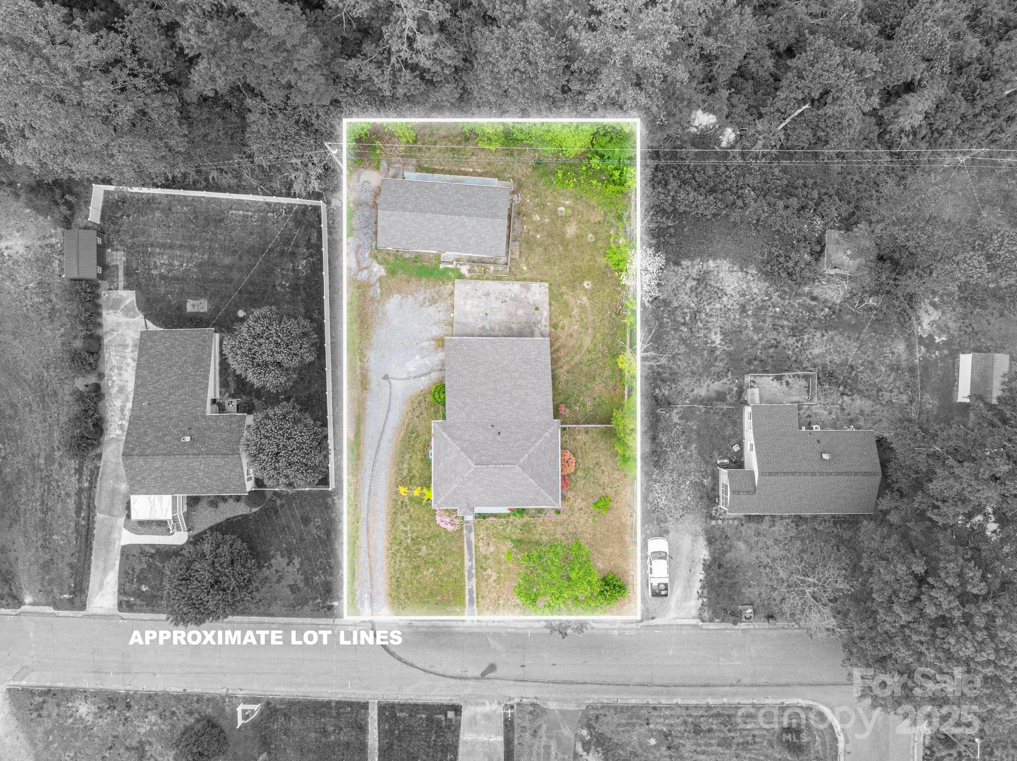 400 North Houser Street Cherryville, NC 28021 - Photo 5 of 26 aerial view of a house