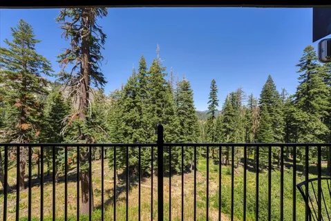 a view of a balcony with outdoor space