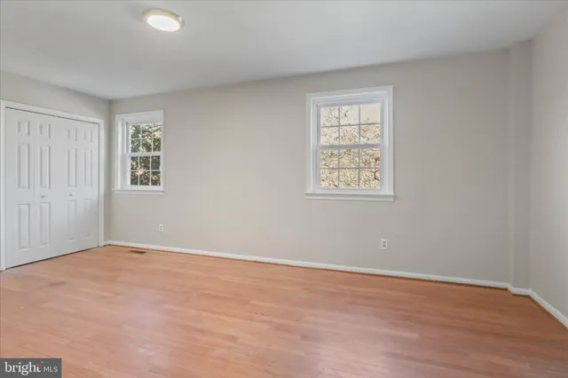 wooden floor in an empty room