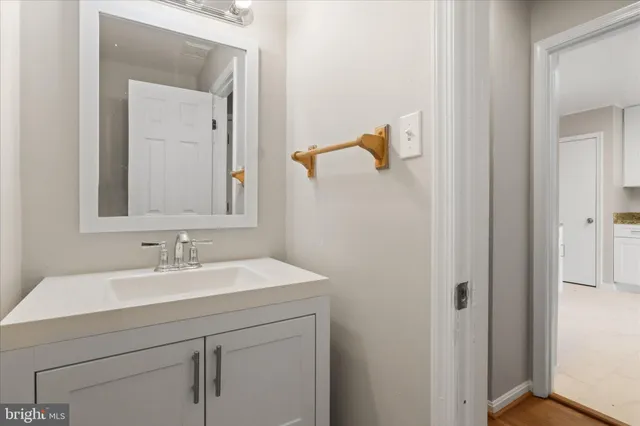 a view of a house with brick walls