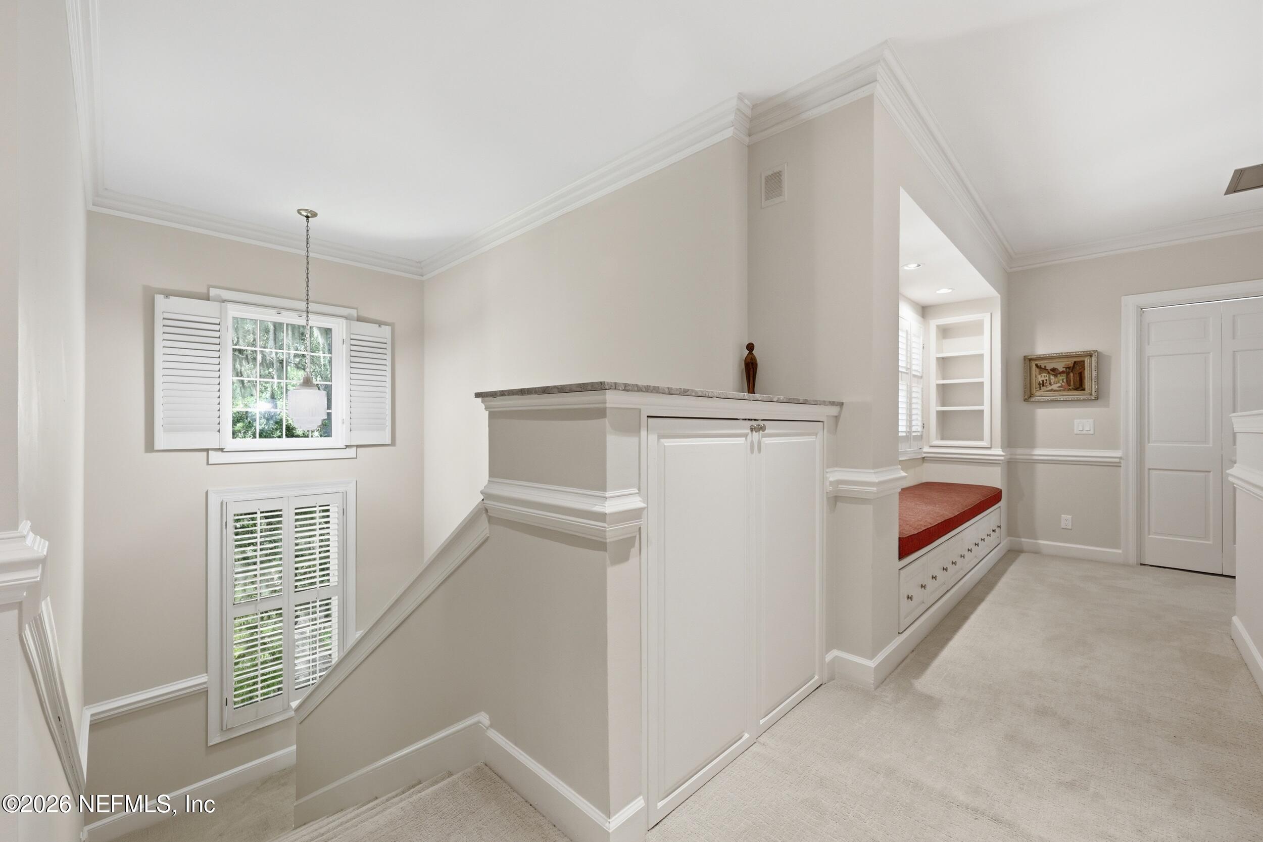 2656 Beauclerc Road Jacksonville, FL 32257 - Photo 39 of 81 Top of stairs reading bench