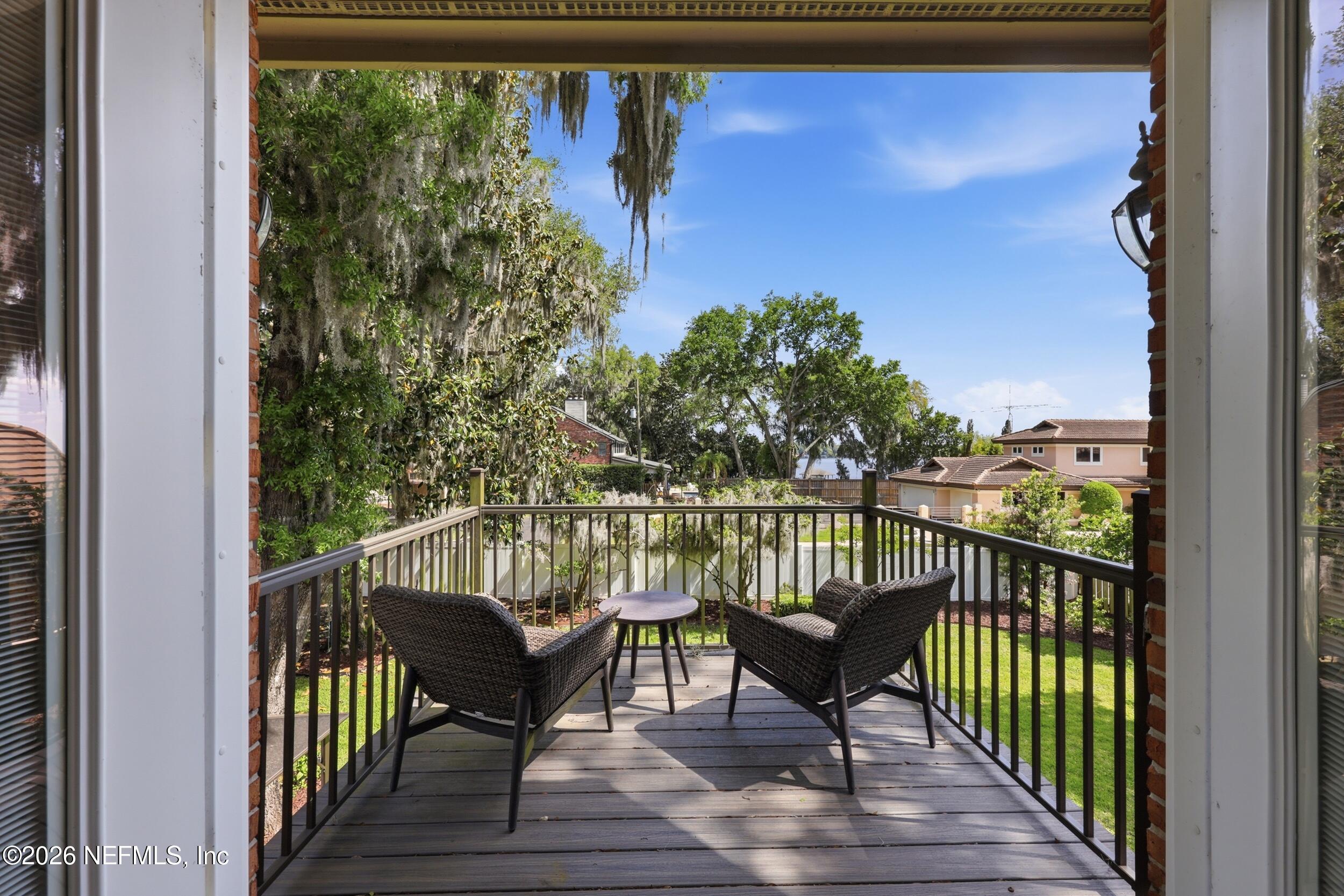 2656 Beauclerc Road Jacksonville, FL 32257 - Photo 43 of 81 Master balcony