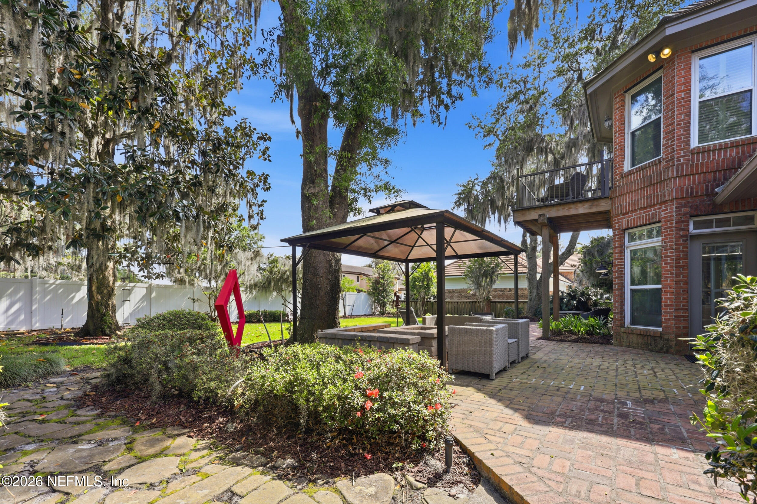 2656 Beauclerc Road Jacksonville, FL 32257 - Photo 61 of 81 Paver walk in backyard