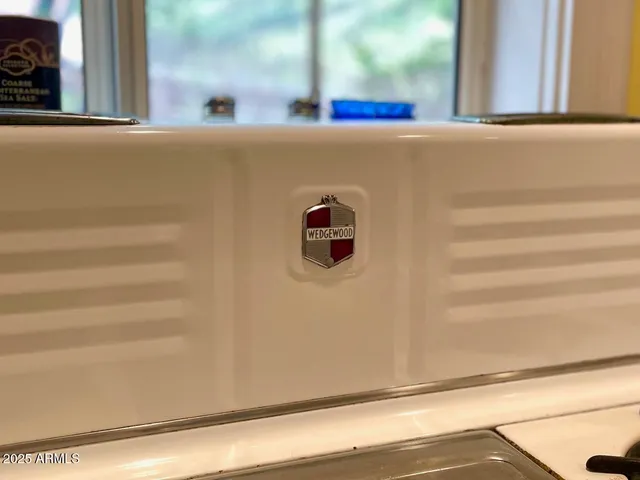 a close up of a mirror