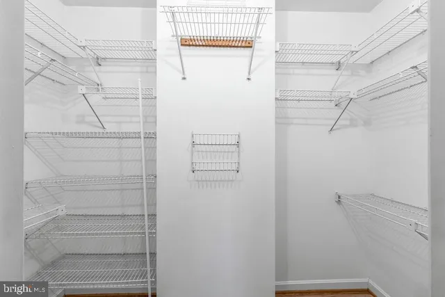 a view of walk in closet