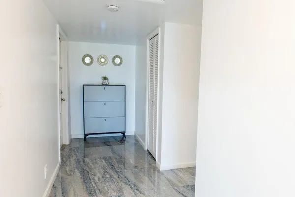 a view of an empty room