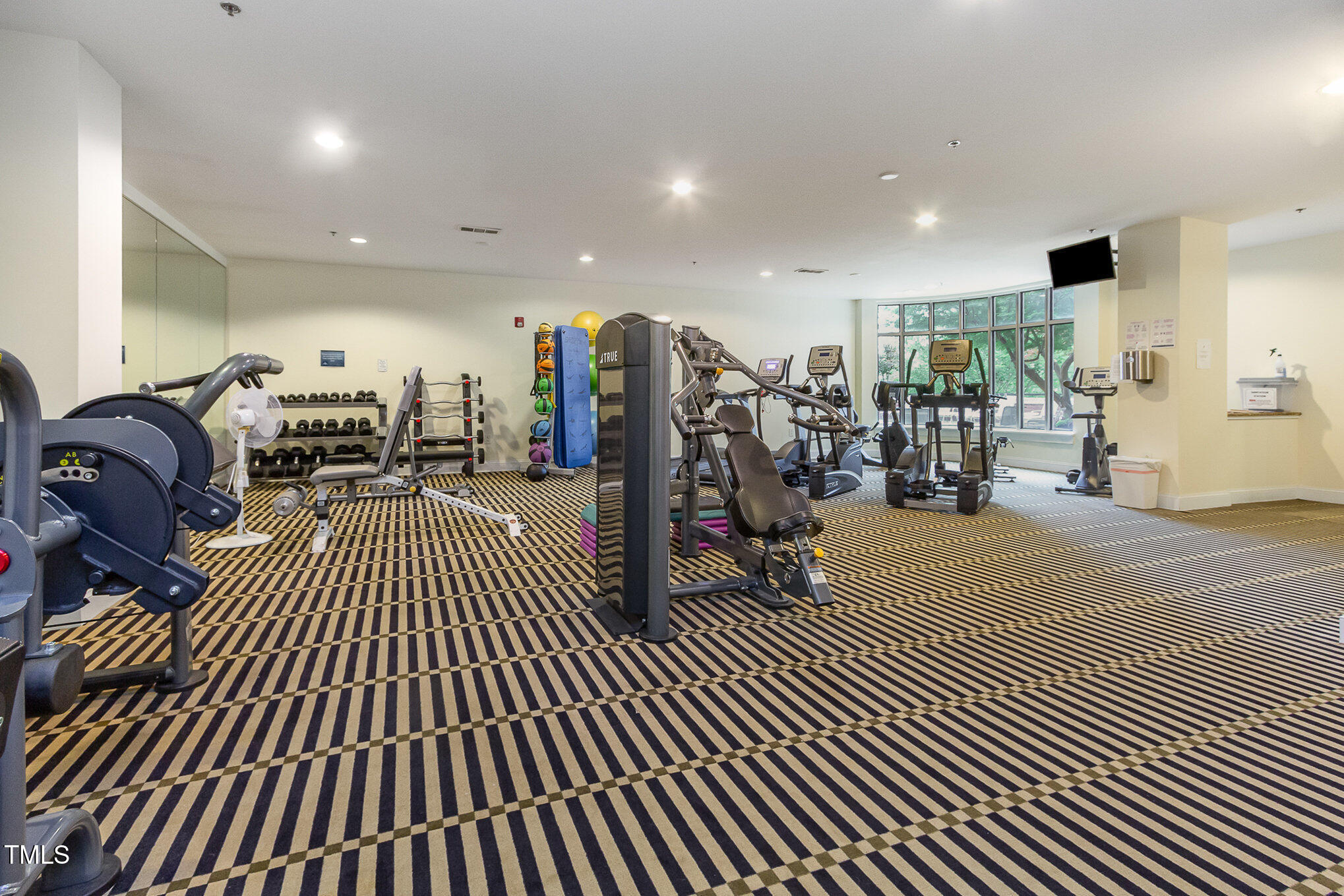 618 North Boylan Avenue, Unit 520 Raleigh, NC 27603 - Photo 21 of 27 a view of a room with gym equipment