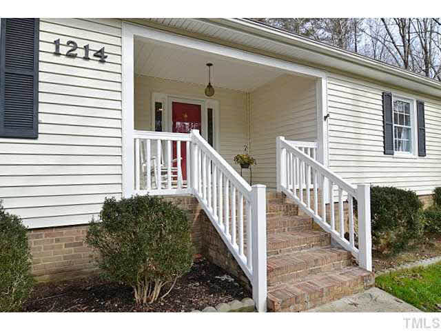 1214 Terry Road Durham, NC 27712 - Photo 2 of 25 Covered Front Porch