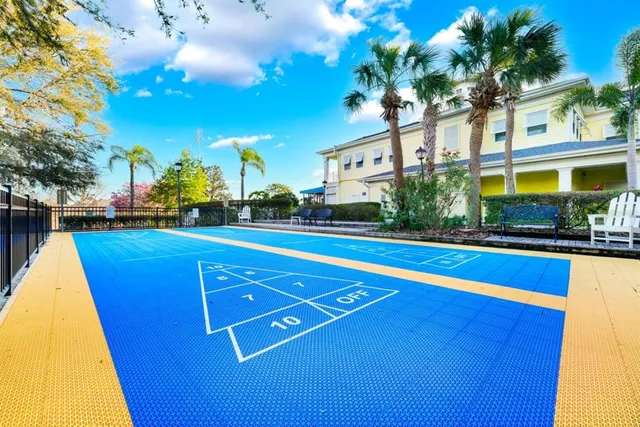 a view of a basketball court