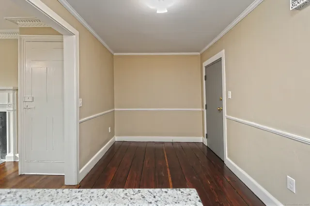 a view of wooden floor