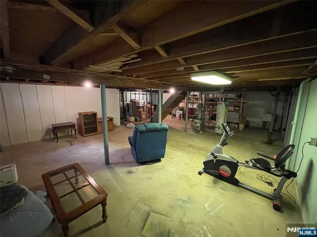 a room with gym equipment