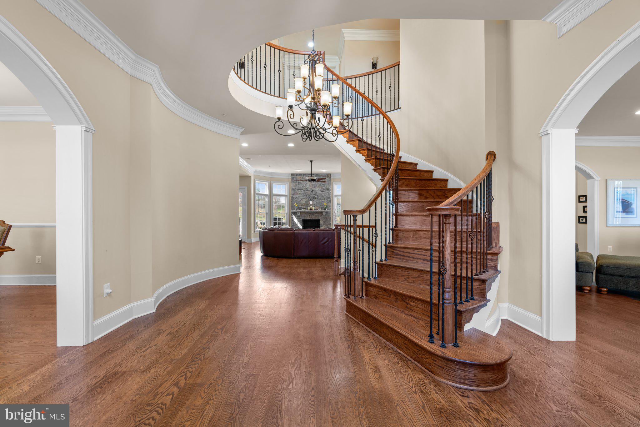 7251 Annapolis Rock Road Gaithersburg, MD 20882 - Photo 2 of 78 a view of entryway and hall with wooden floor
