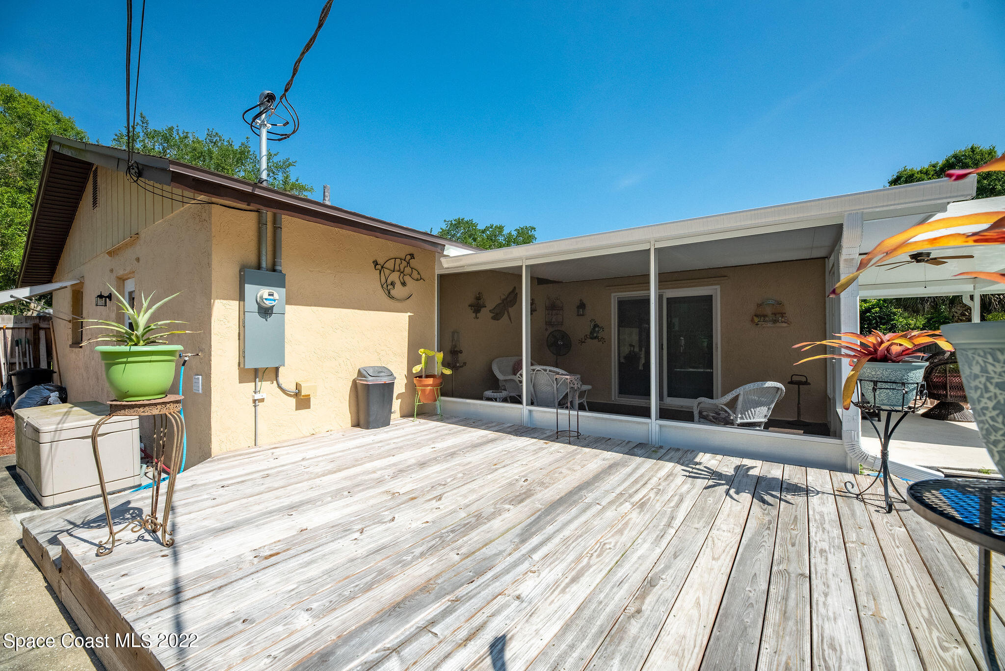 1821 Britt Road Cocoa, FL 32926 - Photo 38 of 63 a house view with a seating space