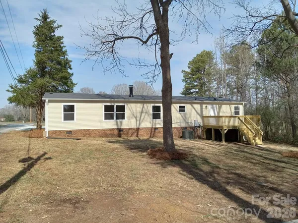 a view of a house with a patio