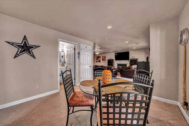 an aerial view of a house with a ocean view