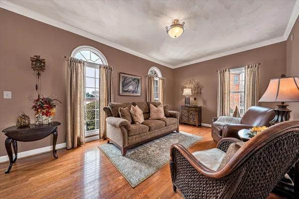 a room with furniture and a window