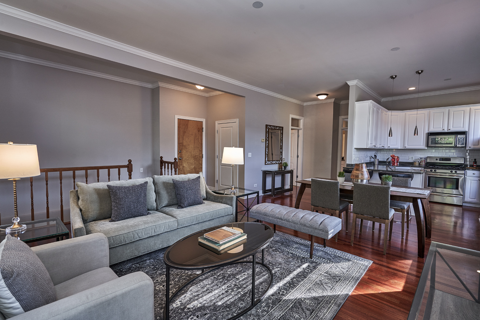 2801 North Seminary Avenue, Unit 1S Chicago, IL 60657 - Photo 3 of 21 a living room with furniture kitchen and a table