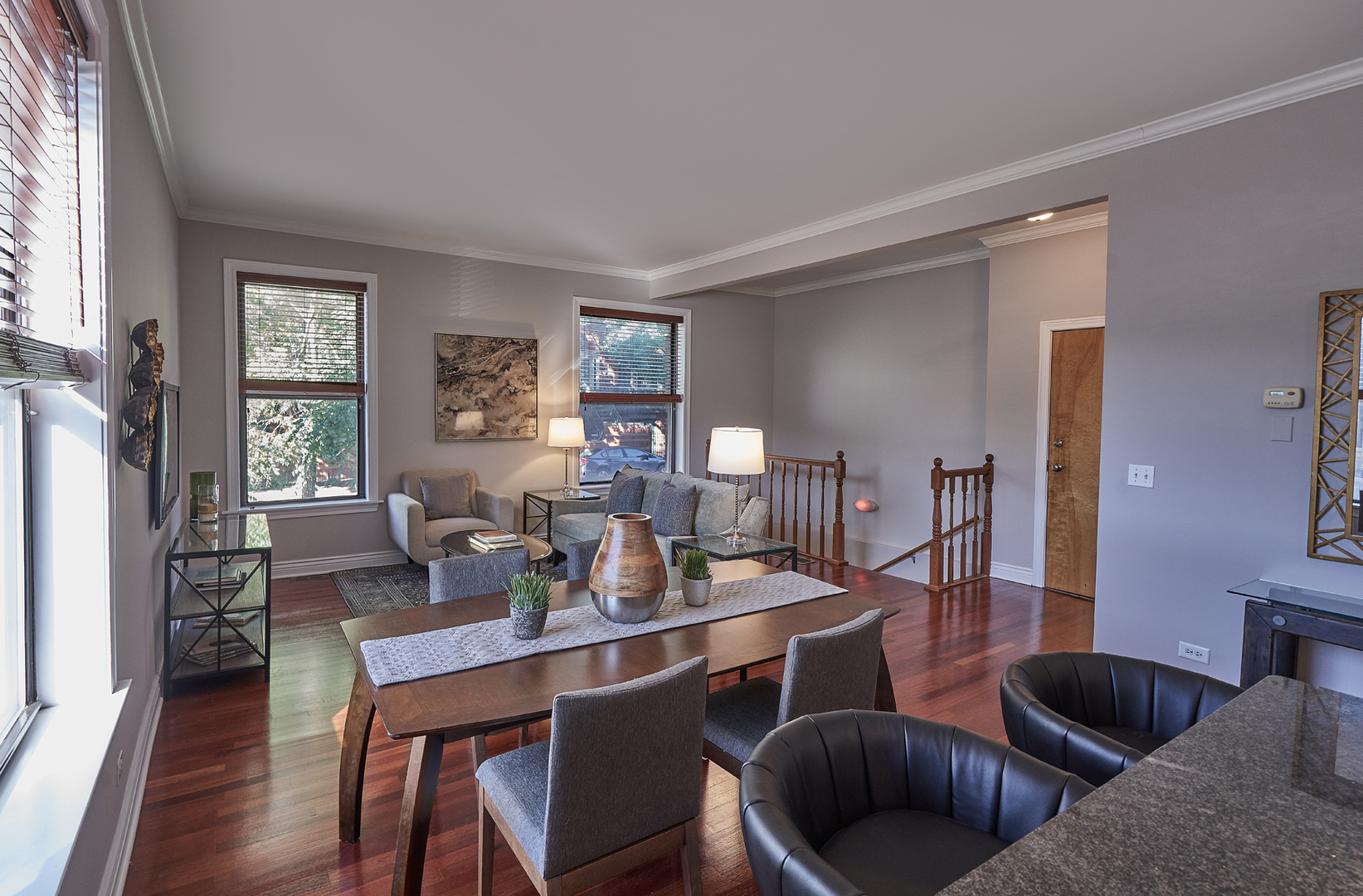 2801 North Seminary Avenue, Unit 1S Chicago, IL 60657 - Photo 4 of 21 a view of a dining room with furniture and wooden floor