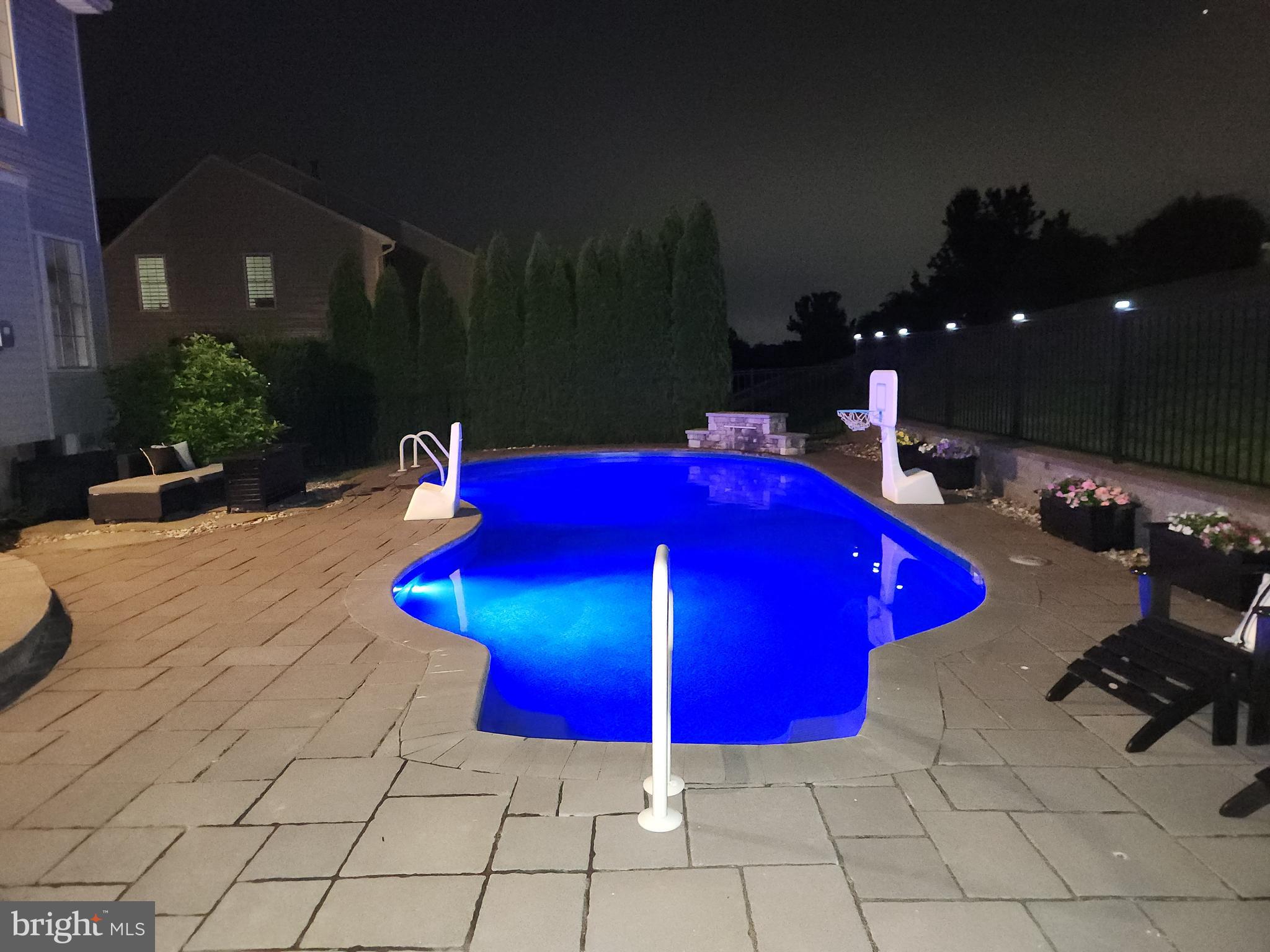 7559 Pinewild Road Seven Valleys, PA 17360 - Photo 54 of 78 Night view of pool