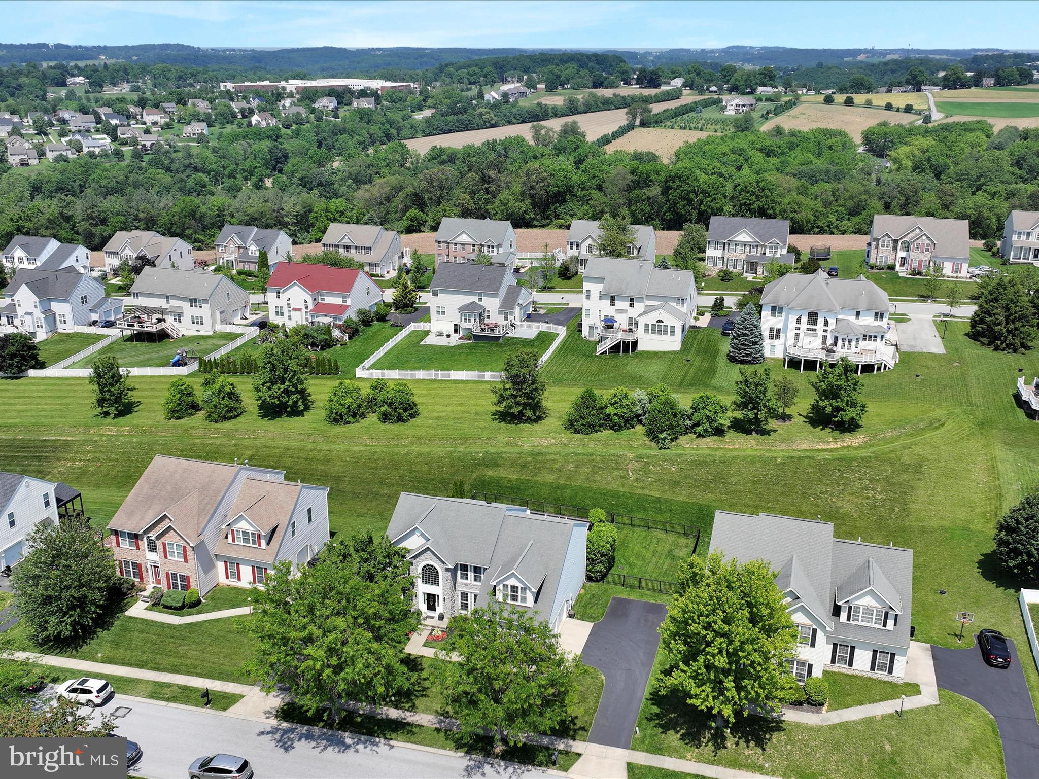 7559 Pinewild Road Seven Valleys, PA 17360 - Photo 61 of 78 Aerial with Common Area behind house