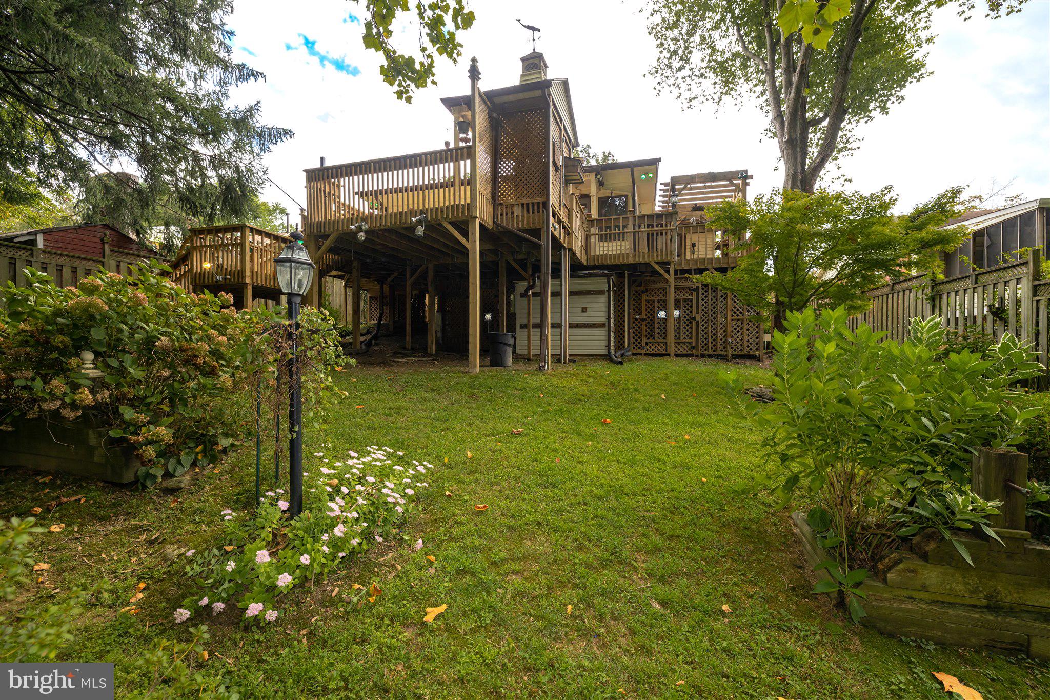 3907 Littleton Street Silver Spring, MD 20906 - Photo 40 of 49 stunning view @ rear lot, patio/work space below