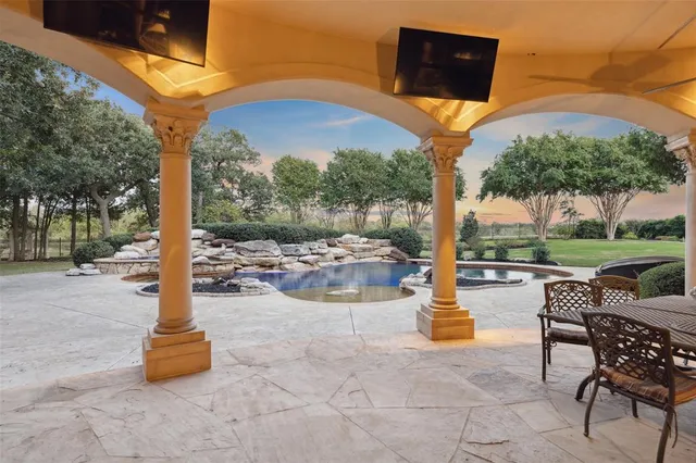 a sign board with a yard