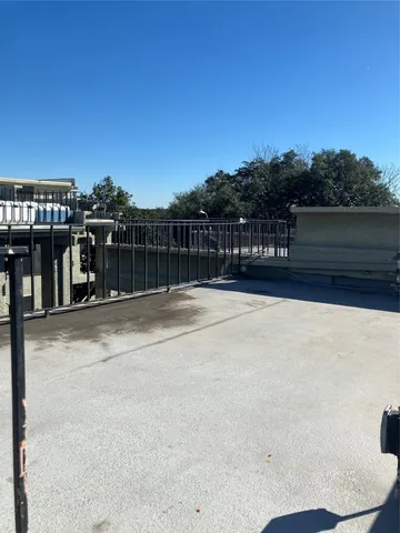 a view of balcony with city view
