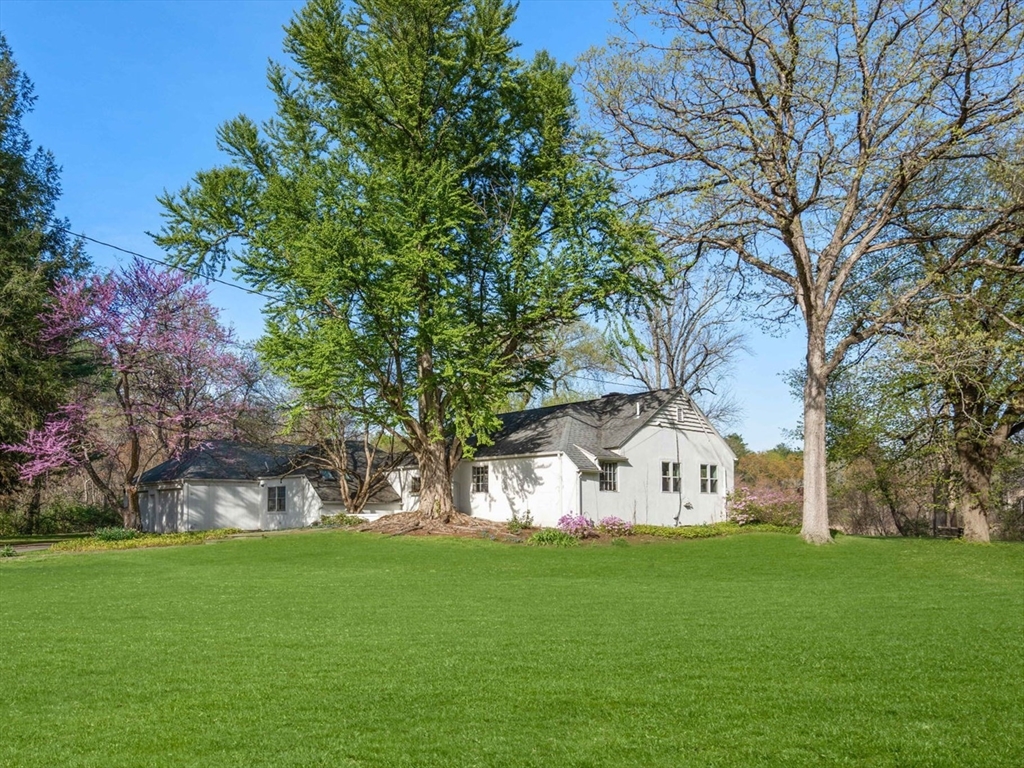 12 Granison Road Weston, MA 02493 - Photo 2 of 32 a view of a white house with a big yard and large trees