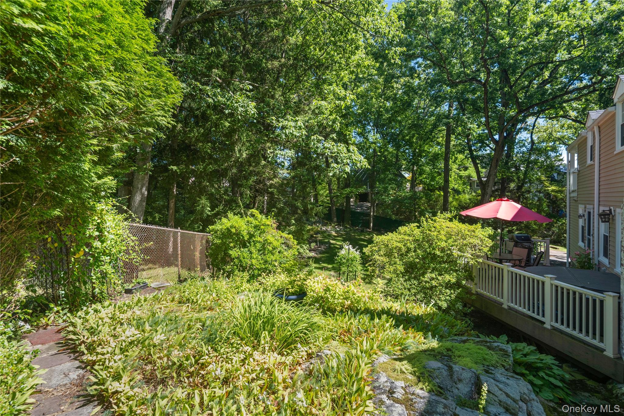 611 Decatur Avenue Peekskill, NY 10566 - Photo 41 of 50 Side yard/ garden offering seasonal surprises and colors.