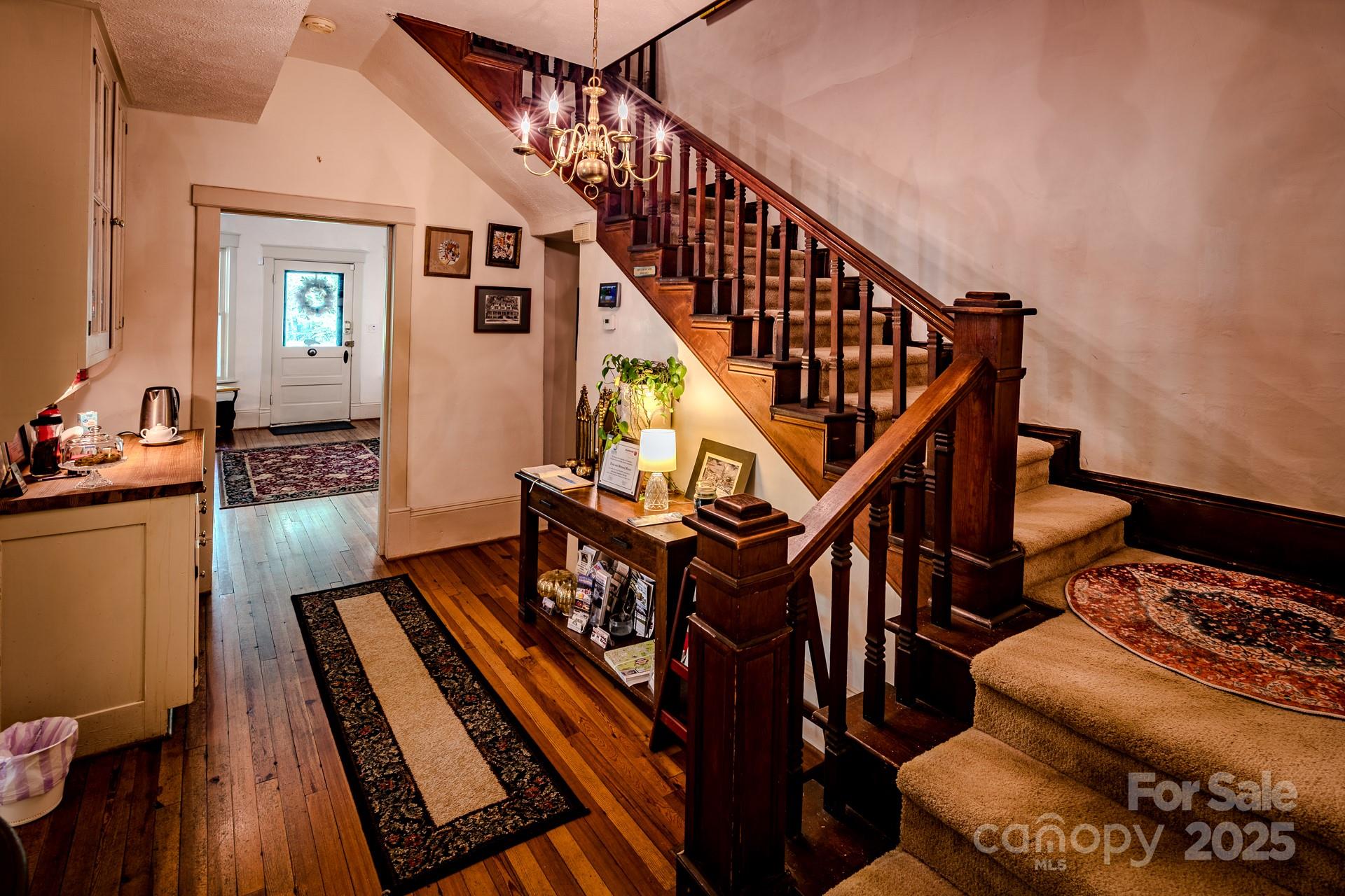 4584 Highway 194 Sugar Grove, NC 28679 - Photo 20 of 48 a view of entryway livingroom and hall with wooden floor