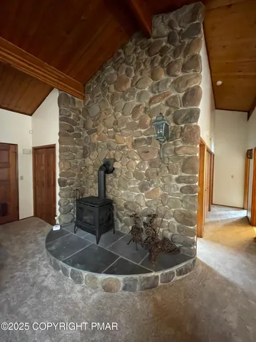 a view of a door of the house