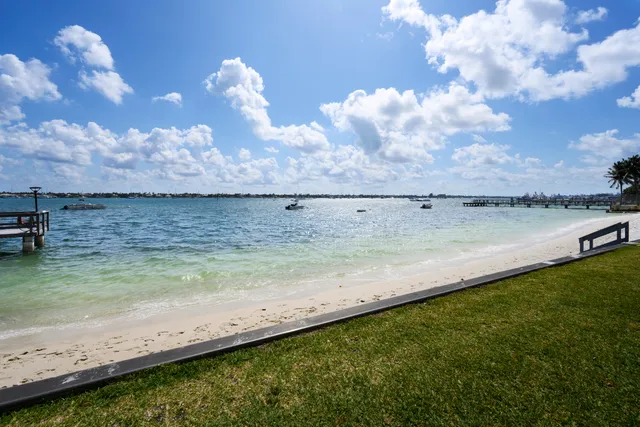 a view of a backyard with a patio and plants