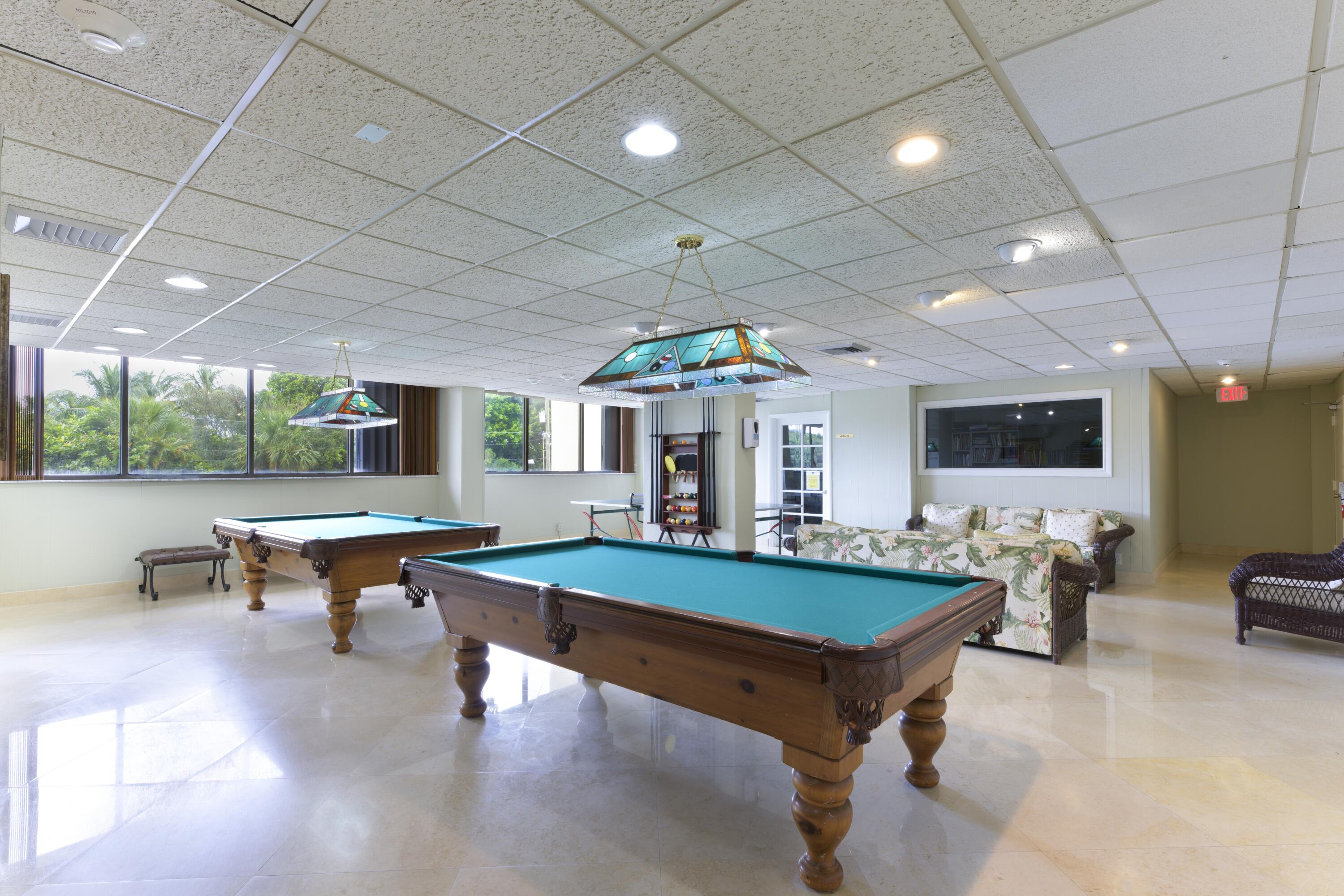 5600 North Flagler Drive, Unit 2507 West Palm Beach, FL 33407 - Photo 21 of 25 BILLIARD ROOM