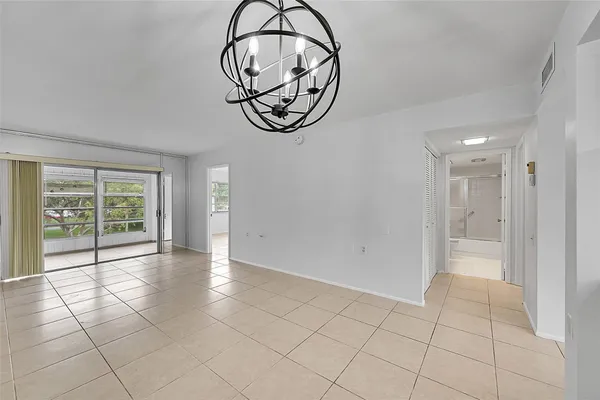a view of an entryway with a window