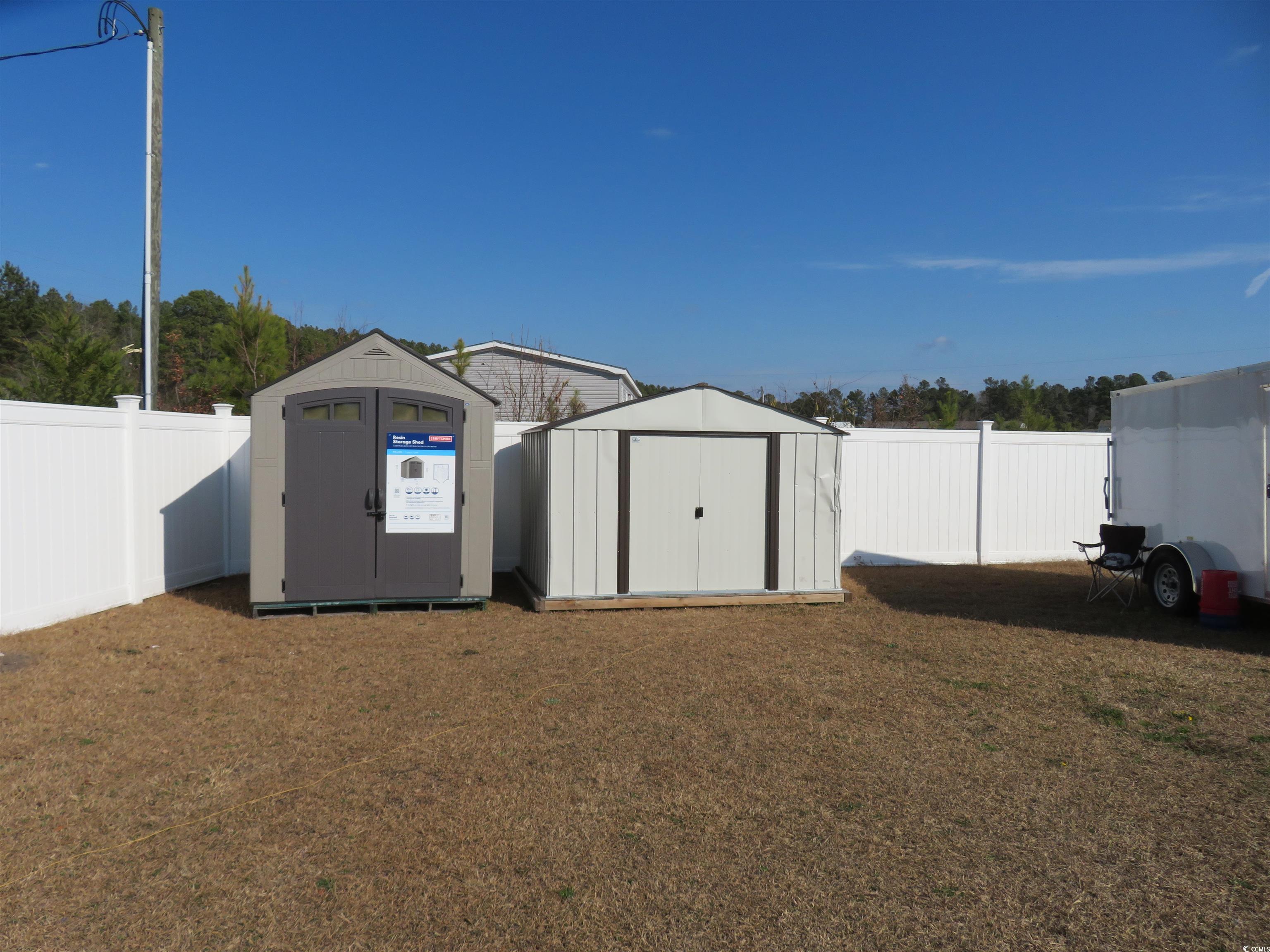 3702 Horse Pen Bay Road Aynor, SC 29511 - Photo 11 of 11 View of shed with a fenced backyard