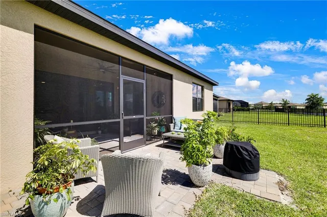 a view of outdoor space and patio
