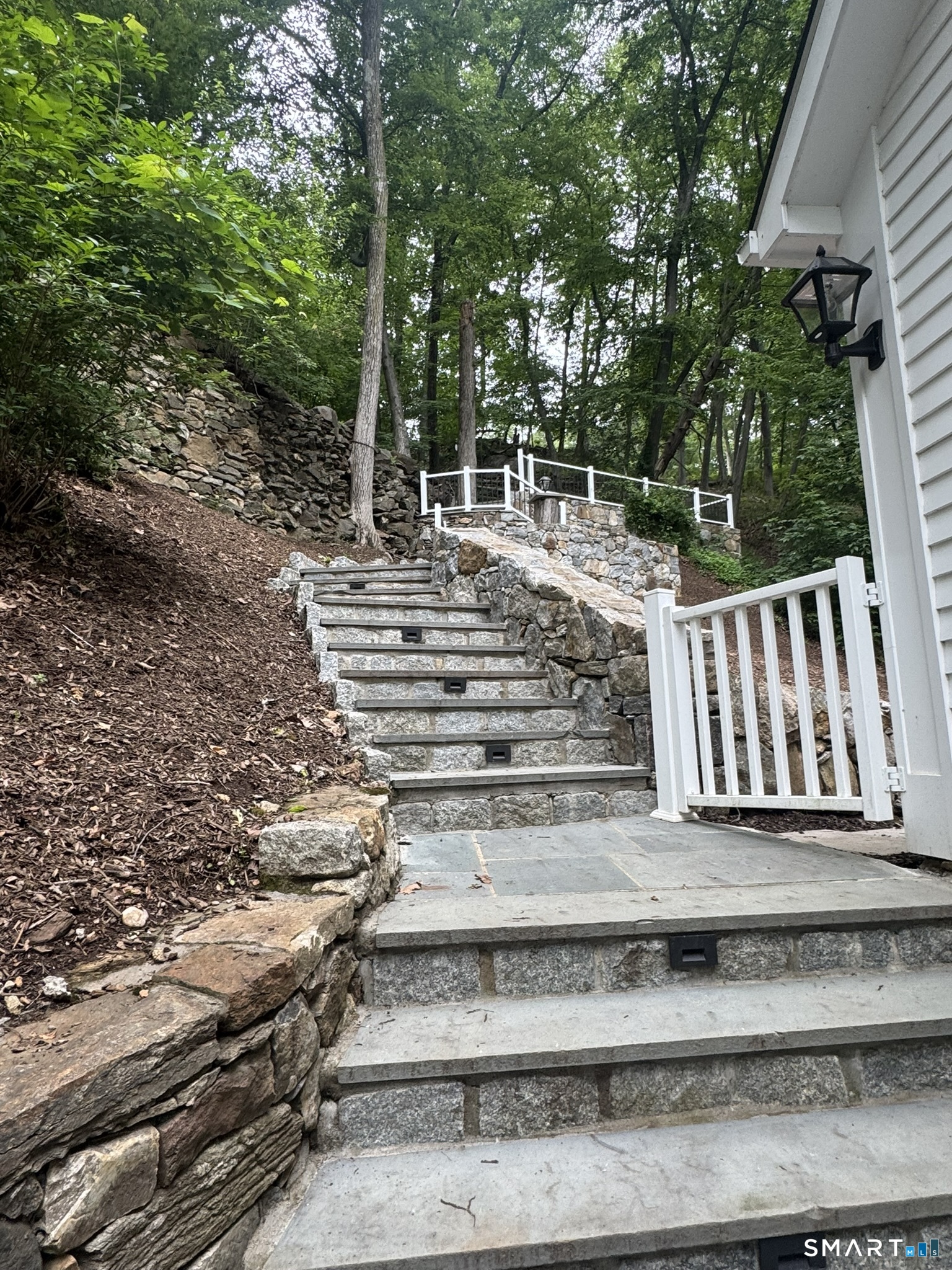 14 Bogus Hill Road New Fairfield, CT 06812 - Photo 22 of 27 New Masonry from Parking Area