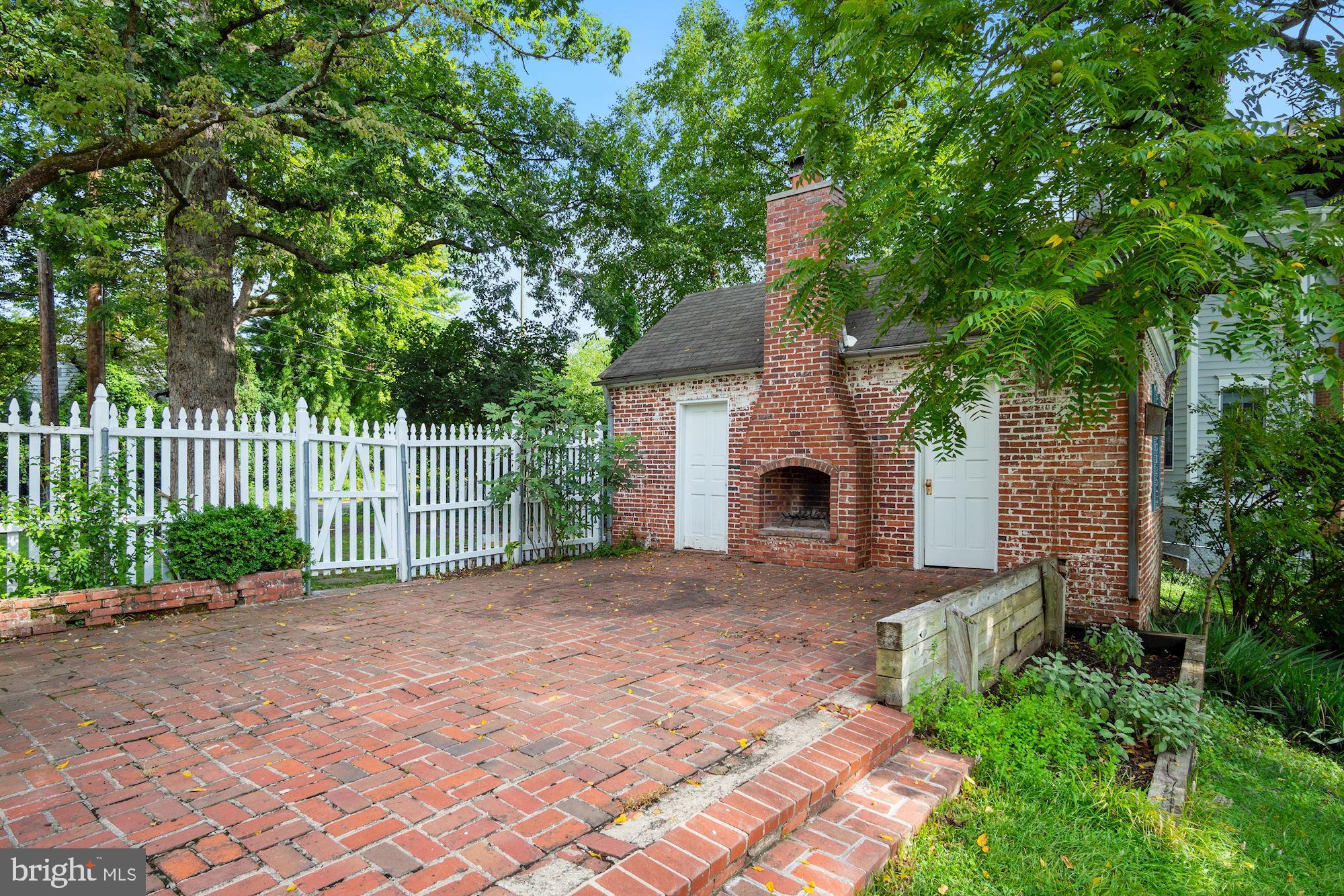 7807 Marion Lane Bethesda, MD 20814 - Photo 18 of 35 Back patio with FP!