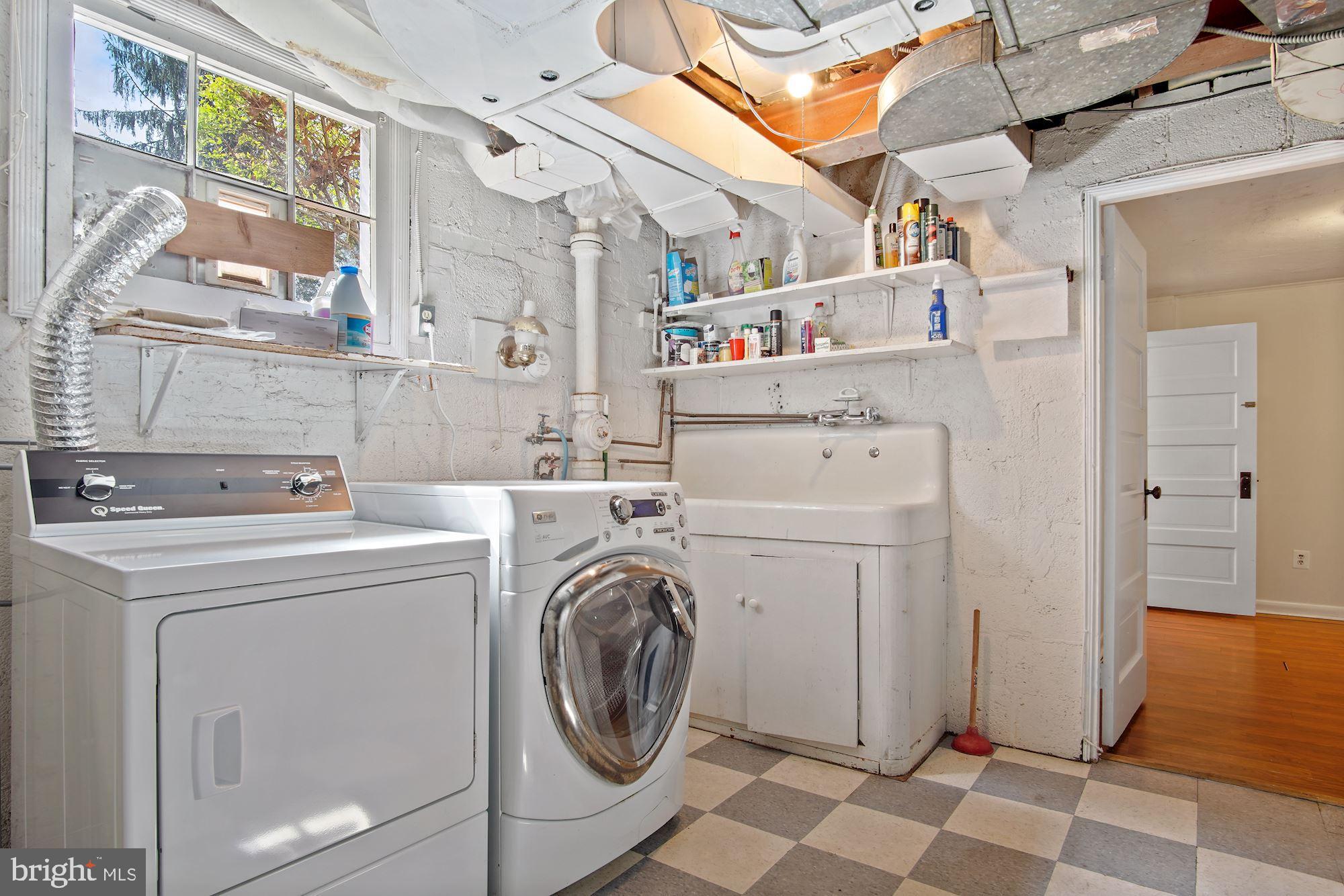 7807 Marion Lane Bethesda, MD 20814 - Photo 29 of 35 Lower level laundry room