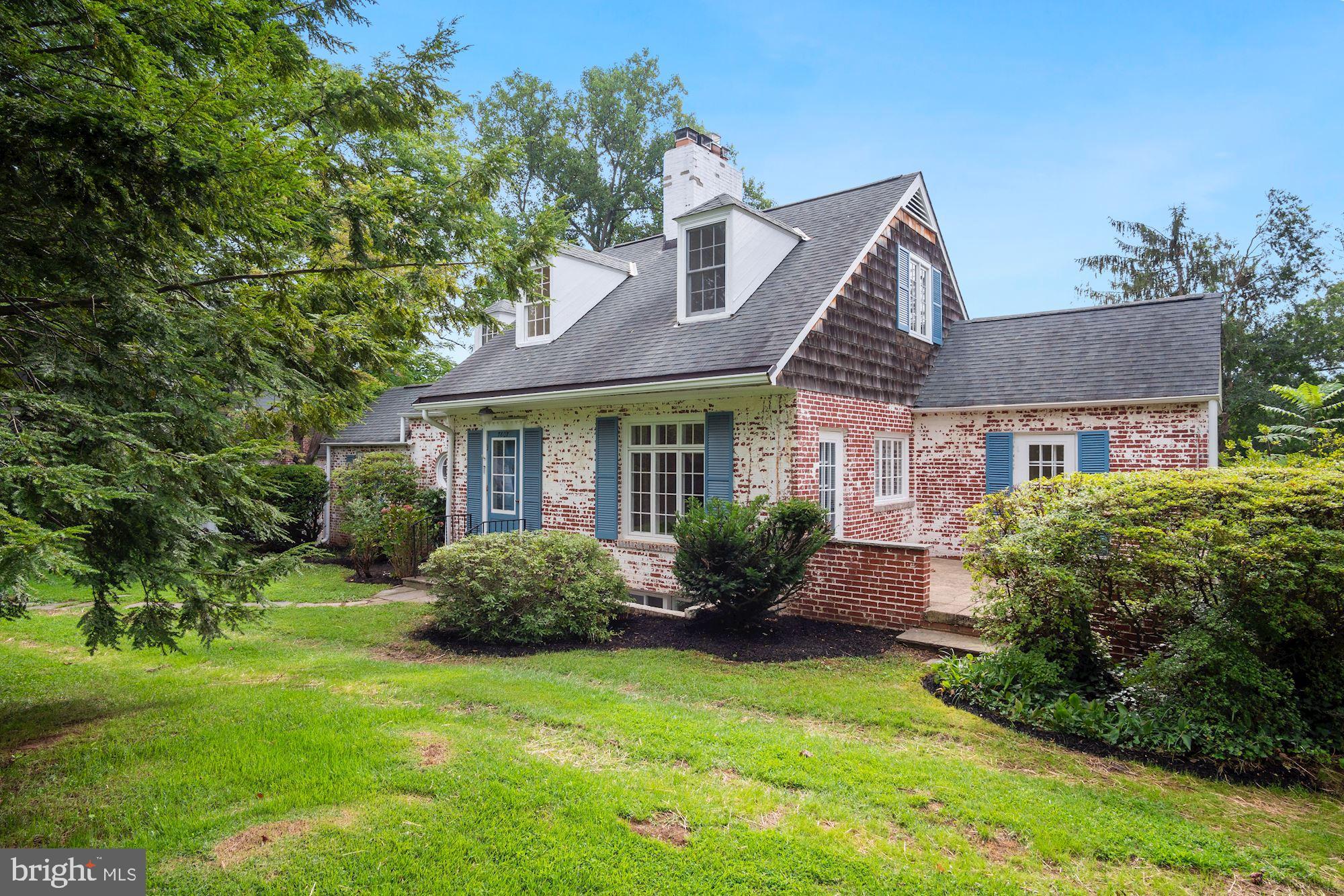 7807 Marion Lane Bethesda, MD 20814 - Photo 3 of 35 Front elevation showing small patio
