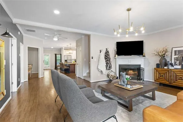 a kitchen with refrigerator and window