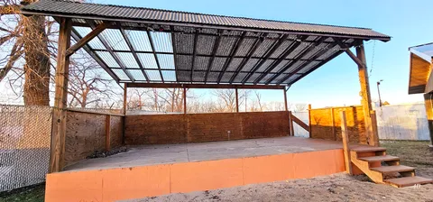 a outdoor space with chairs