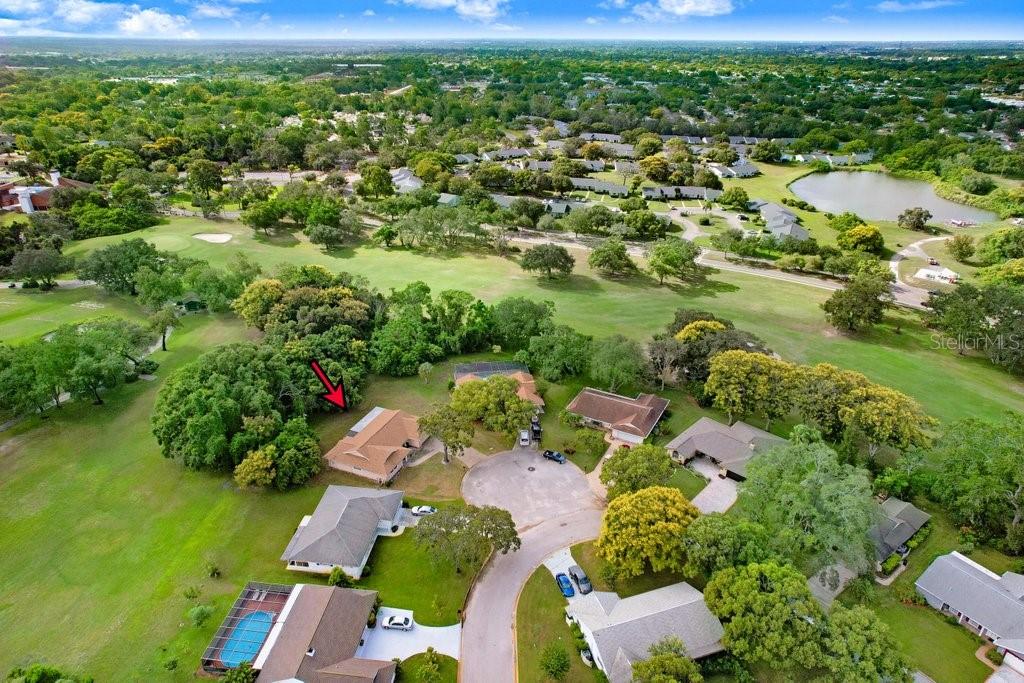 12600 Castleberry Court Bayonet Point, FL 34667 - Photo 13 of 52 an aerial view of residential house with outdoor space