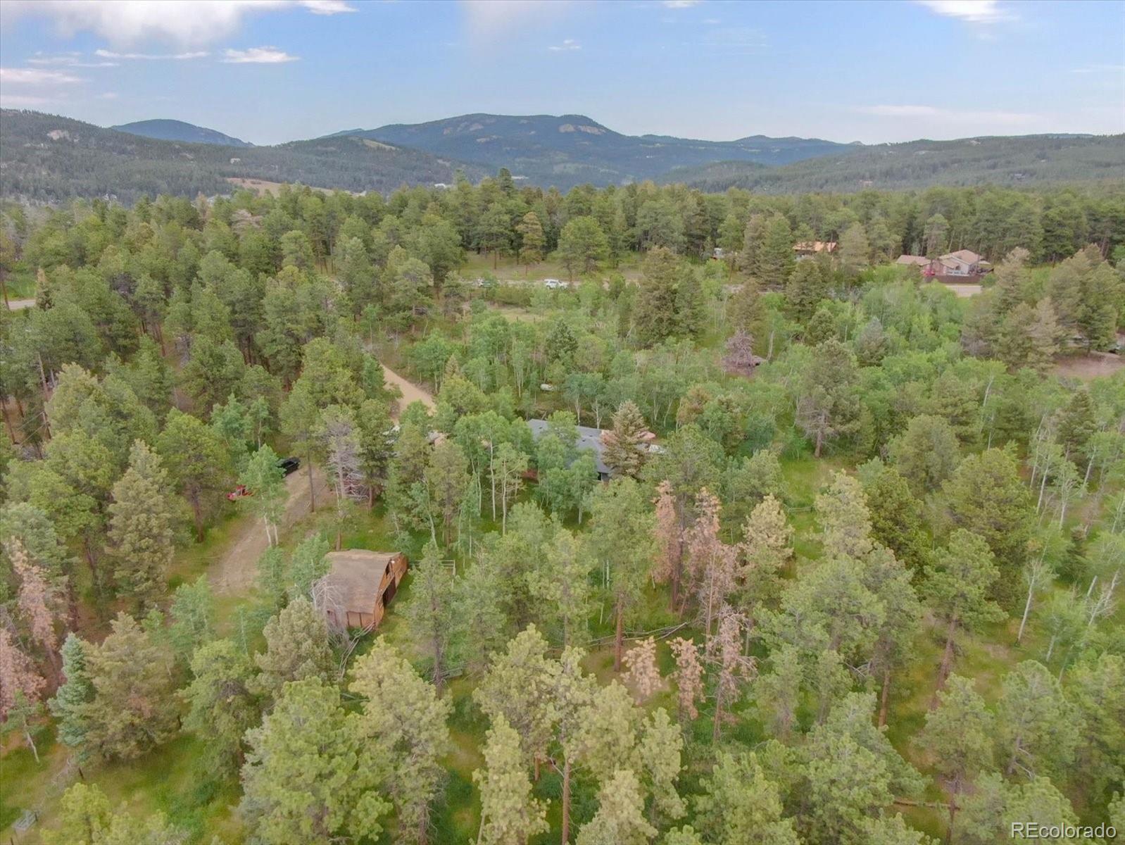 28858 Richmond Hill Road Conifer, CO 80433 - Photo 37 of 39 a view of lake and mountain view